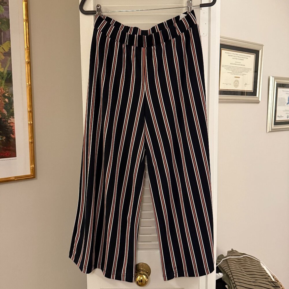 Banana Republic Factory Pants - Wide Legged, Striped - Size S